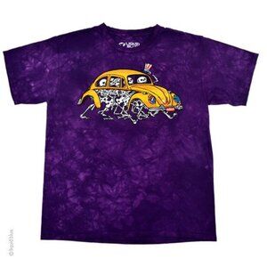Grateful Dead Y2K skeleton Keep on Trucking Purple T Shirt - 2X